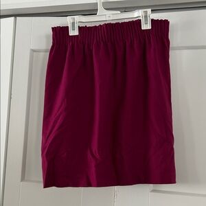 J. Crew Mini Skirt in Rich Burgundy